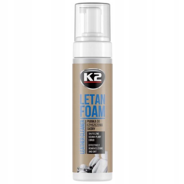 K2 LETAN FOAM PIANKA DO CZYSZCZENIA SKÓRY 200ml