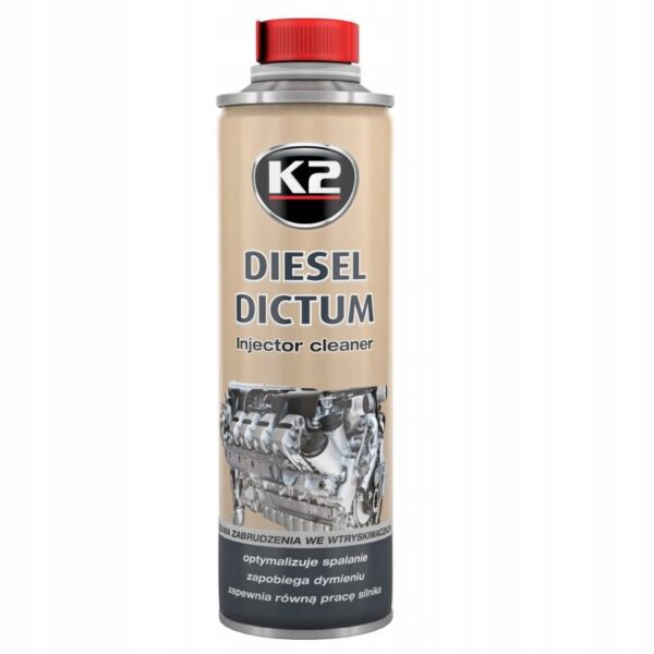 Środek do czyszczenie wtryskiwaczy K2 Diesel Dictum 500 ml - obrazek 3