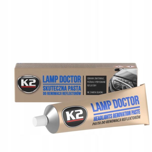 K2 LAMP DOCTOR 60 G pasta do renowacji reflektorów - obrazek 2