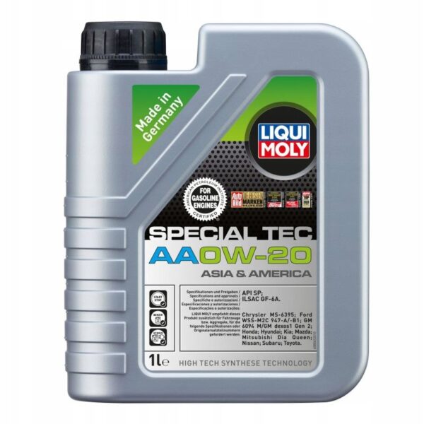 Olej silnikowy Liqui Moly Special Tec AA 0w20 1 l 0W-20 - obrazek 2