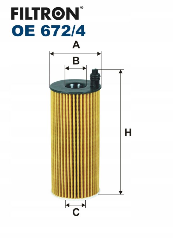 Filtron OE 672/4 Filtr oleju - obrazek 2