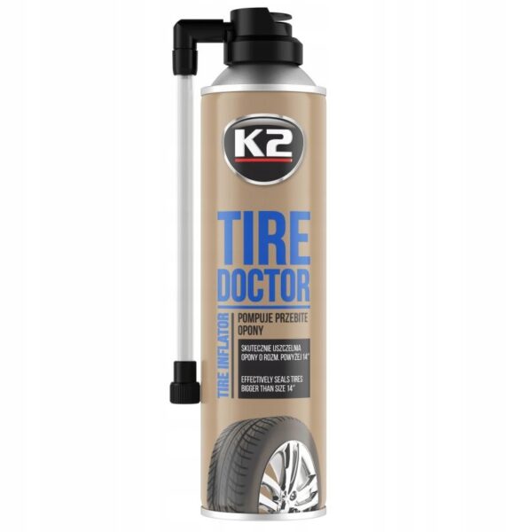 Aerozol do pompowania opon K2 Tire Doctor 500 ml