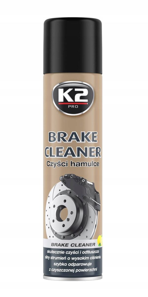 Środek do czyszczenia hamulców K2 Brake Cleaner 600 ml - obrazek 3