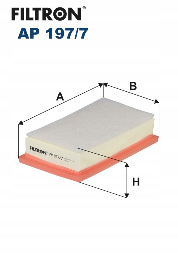Filtron AP 197/7 Filtr powietrza - obrazek 3