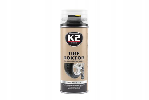 Aerozol do pompowania opon K2 Tire Doctor 500 ml - obrazek 5