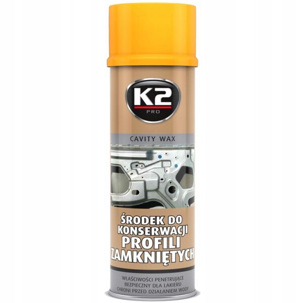 K2 ŚRODEK DO KONSERWACJI PROFILI ZAMKNIĘTYCH 500ml - obrazek 2