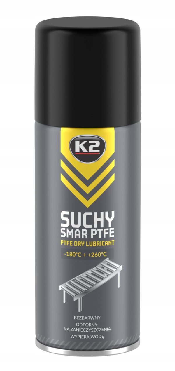 K2 Dry Lubricant suchy smar z PTFE spray 400ml - obrazek 6