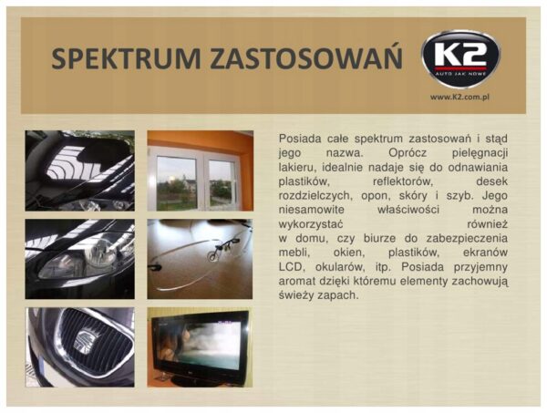 Wosk w płynie K2 Spectrum 700 ml - obrazek 11