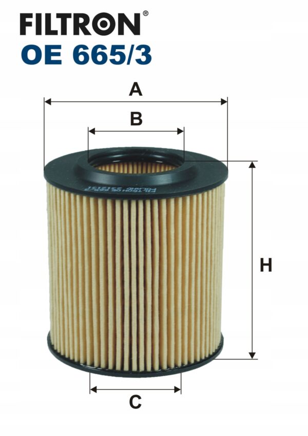 Filtron OE 665/3 Filtr oleju - obrazek 2