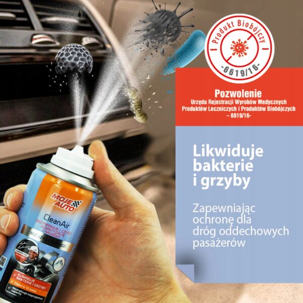 Odświeżacz nawiewów i klimatyzacji Moje Auto 19-583 150 ml - obrazek 9