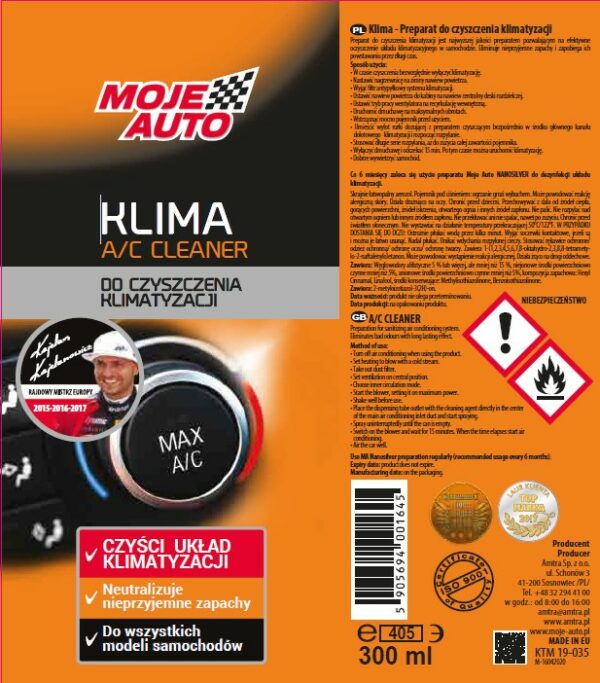 Preparat do czyszczenia klimatyzacji Moje Auto 19-035 300 ml - obrazek 4