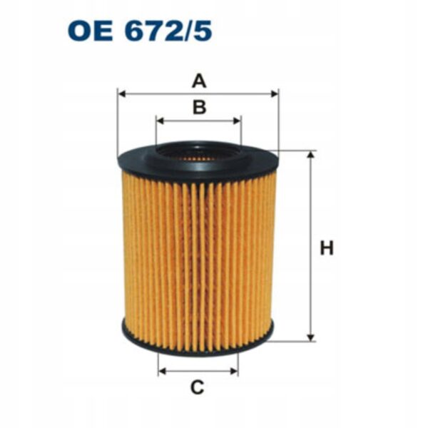 Filtron OE 672/5 Filtr oleju - obrazek 2